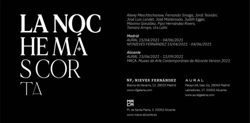  - Invitation. Exhibition "La noche más corta"