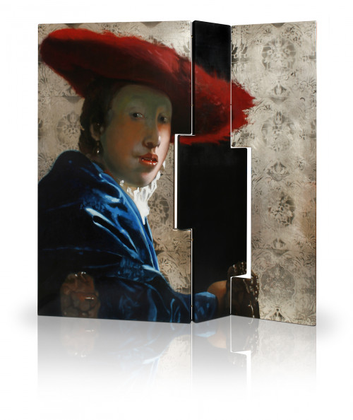  - Biombo Vermeer asimétrico